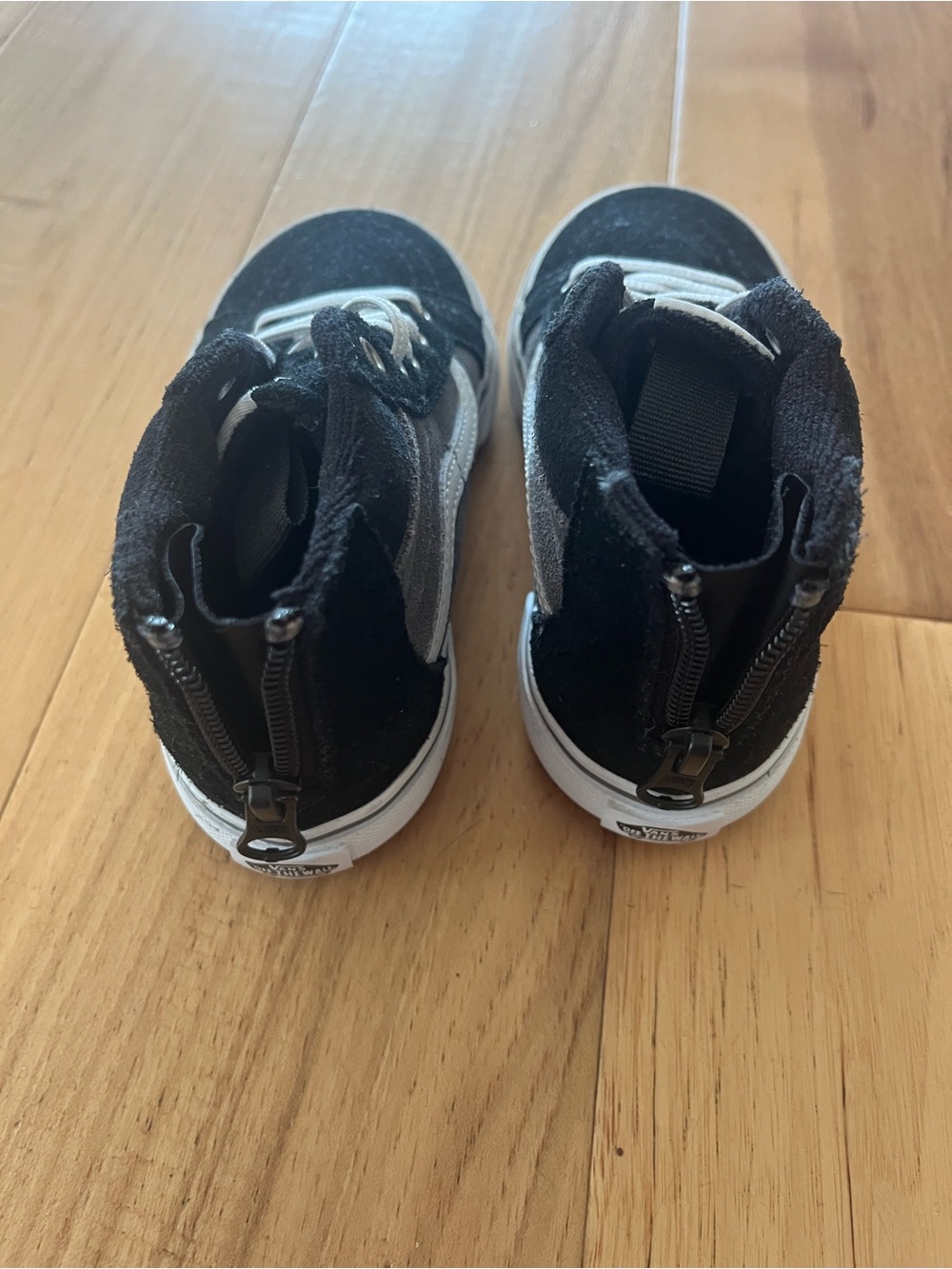 Vans Kids Black and Gray High-Top Skate Sneakers - Picture 6 of 8